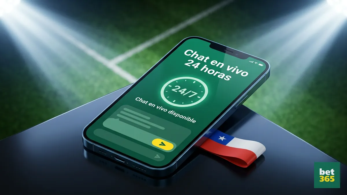 Chat en vivo de bet365 disponible las 24 horas para jugadores en Chile