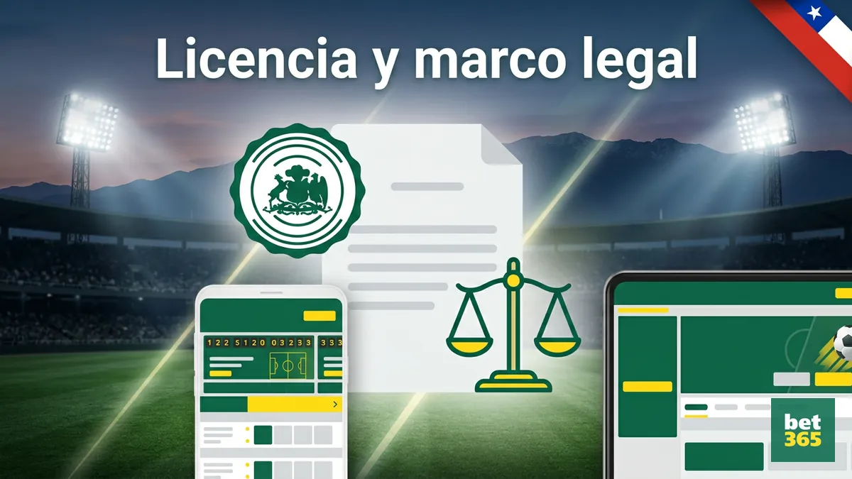 Licencia internacional que respalda las cuentas de bet365 en Chile